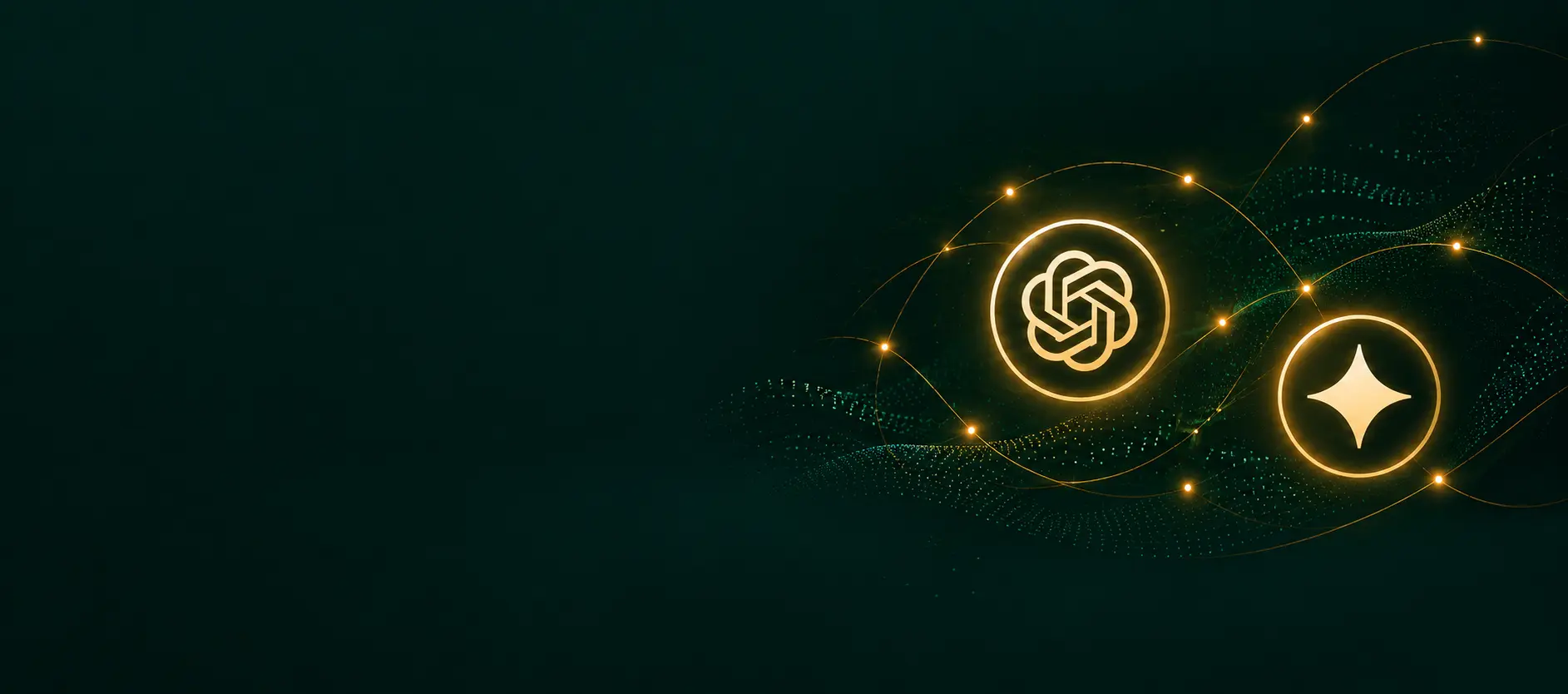Ilustração representando estratégias de GEO e AIO para buscas por Inteligência Artificial